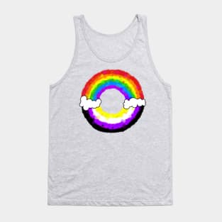 Rainbow enby Tank Top